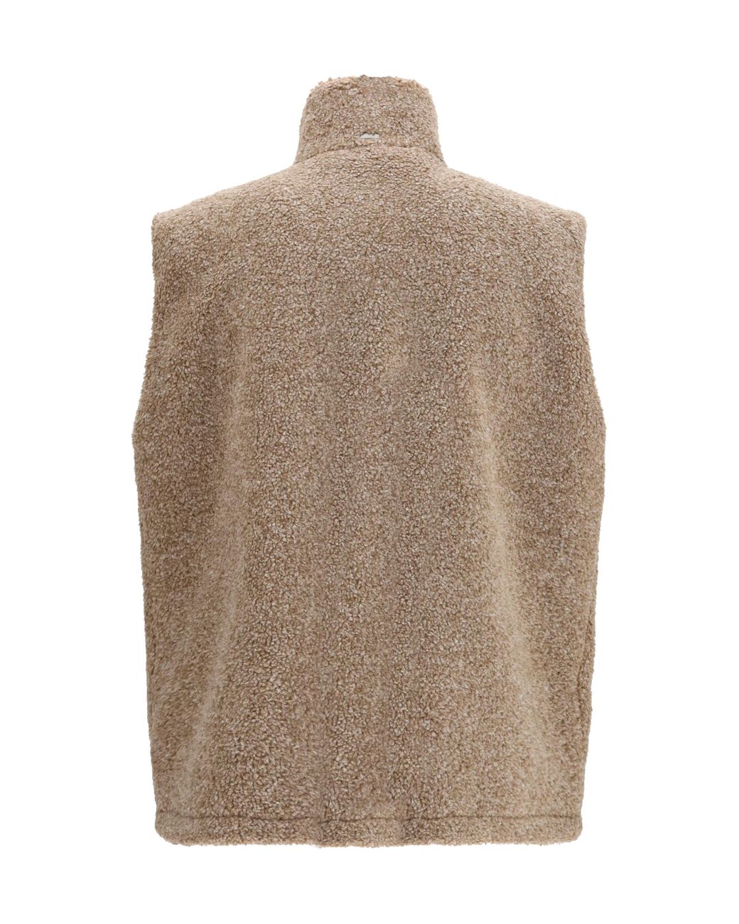 Herno Brown Sleeveless Vest for men