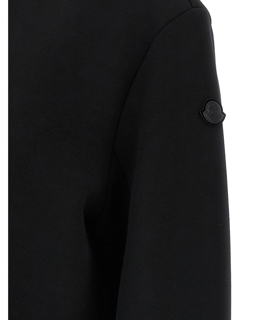Moncler Genius Black Viscose Sweatshirt