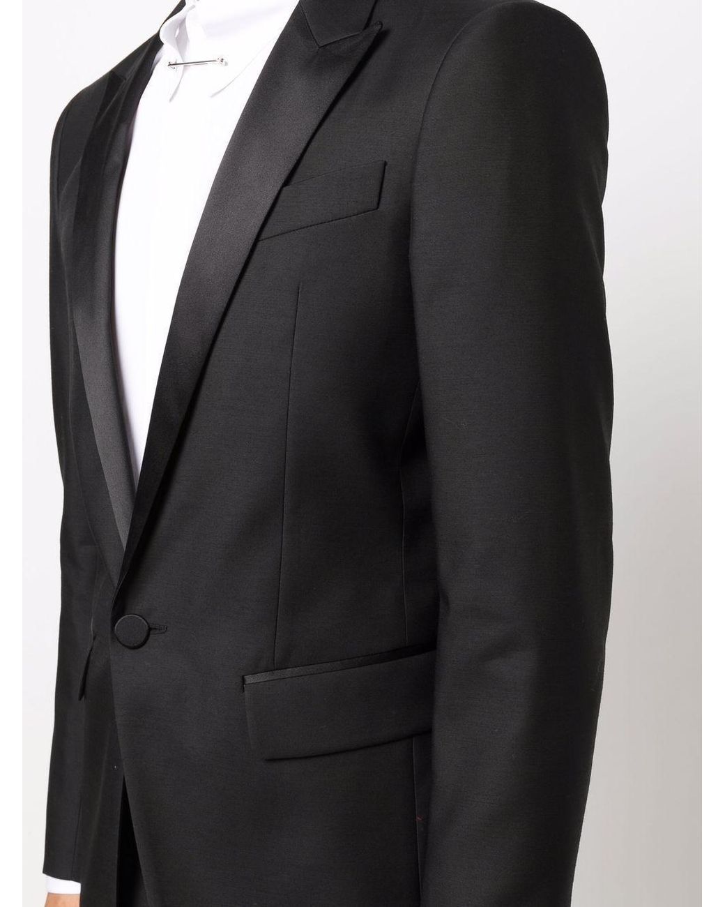 DSquared² Black Suit Berlin Virgin Wool Suits for men