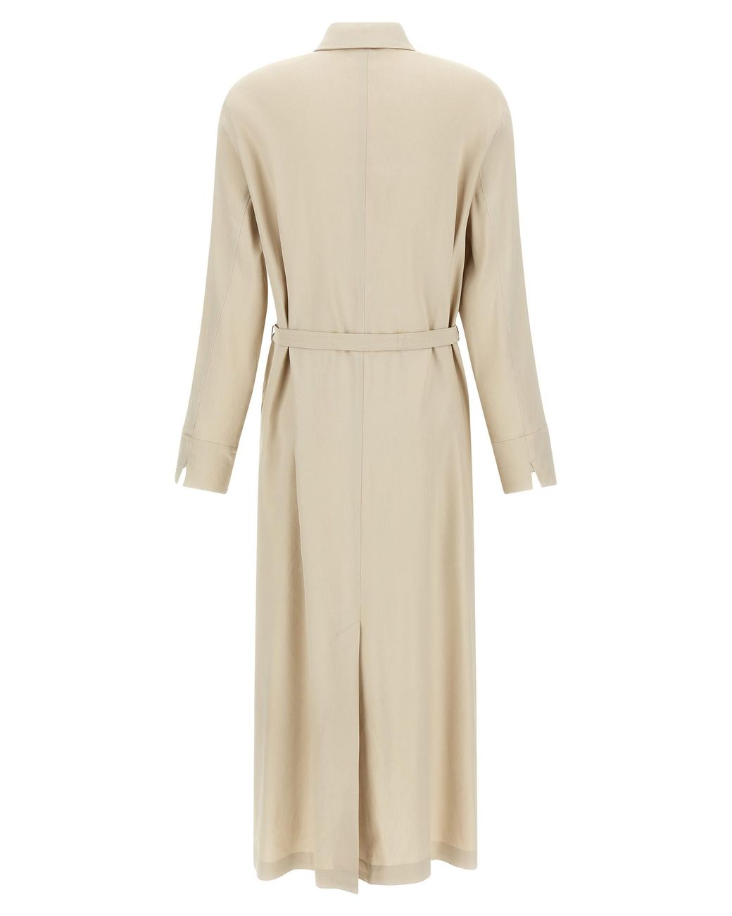 Max Mara Natural Linen Long Dress