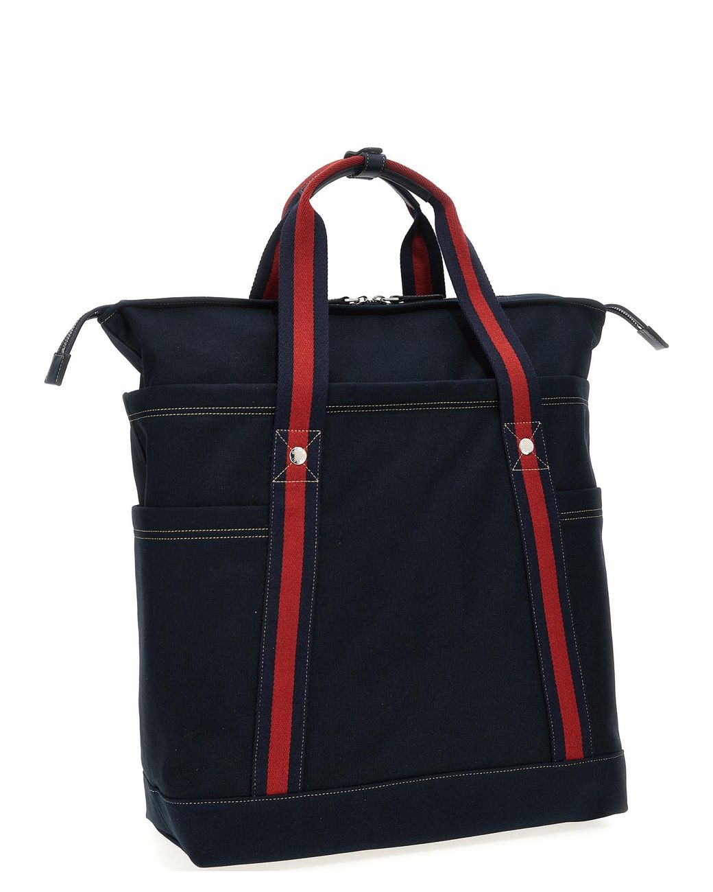 Gucci Blue Coat Of Arms Large Canvas Tote for men