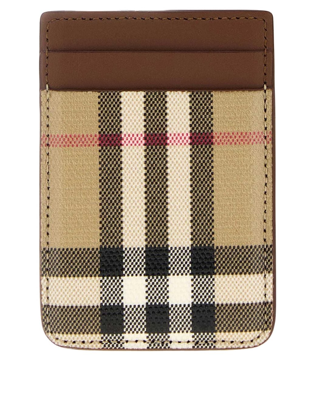 Burberry Black Burberry Magnetic Card Case