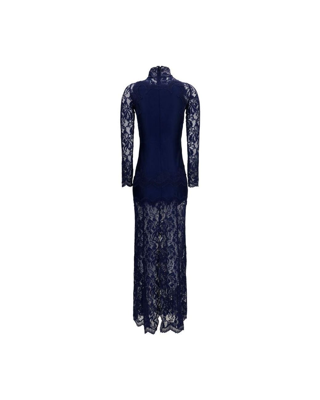 Rabanne Blue Polyamide Long Dress