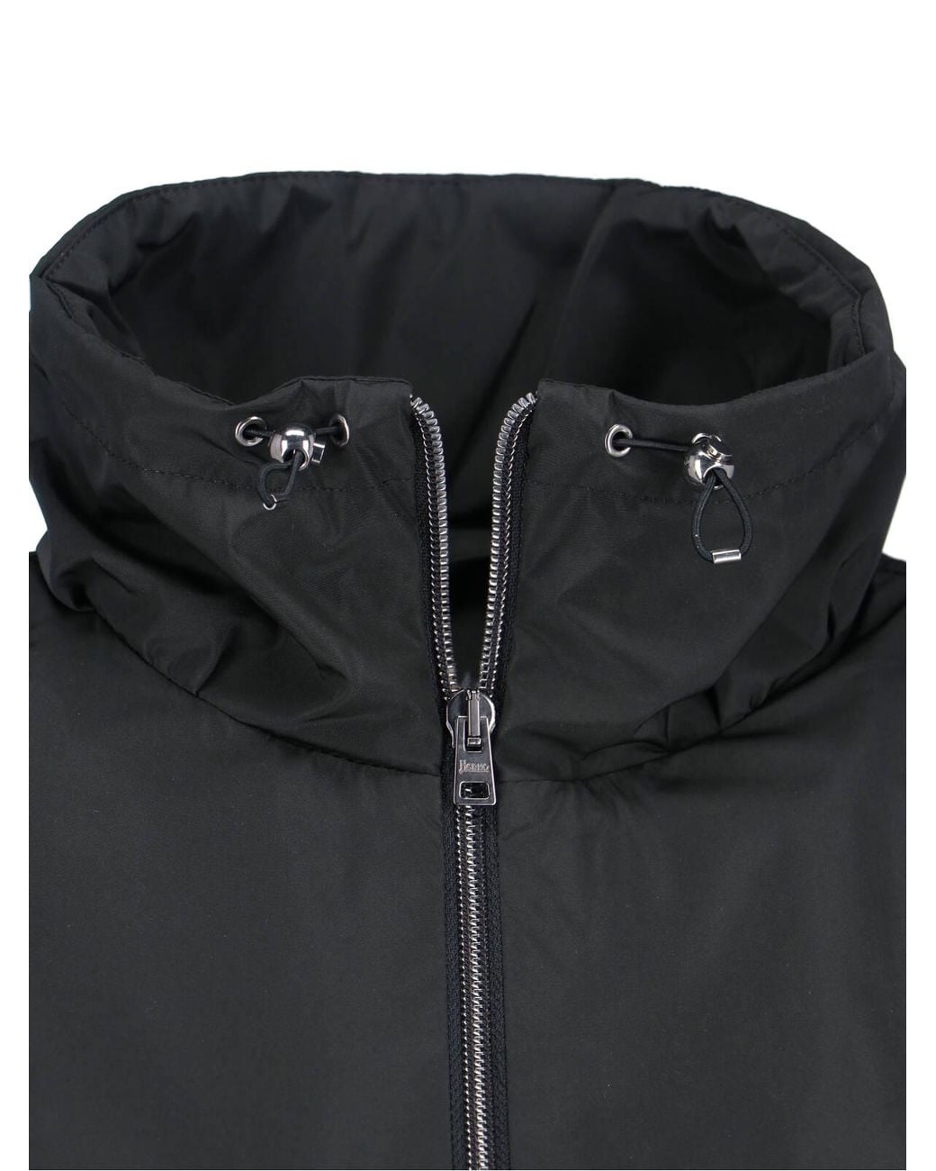 Herno Black Jackets Polyester