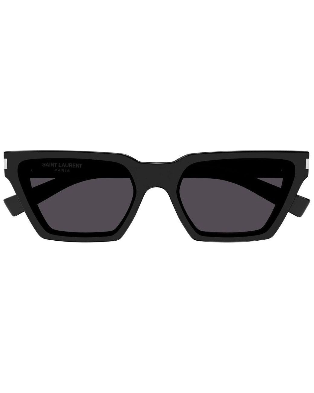 Saint Laurent Brown Sunglasses Cat Eye Full Rim, Havana Frame And Lens Sl633Calista003