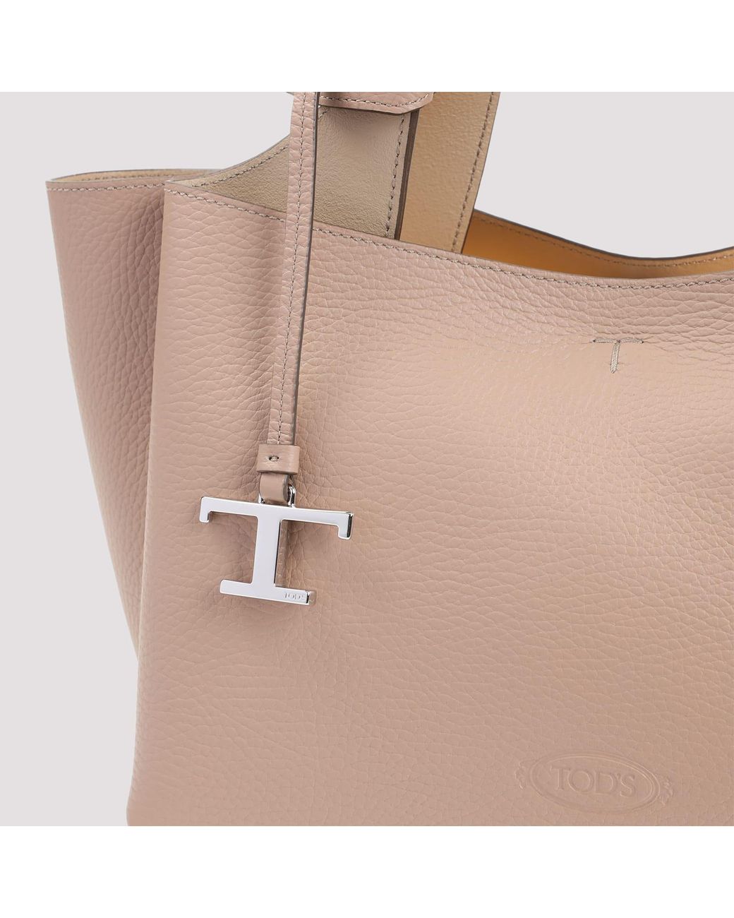 Tod's Natural Ginger Leather Apa Bag