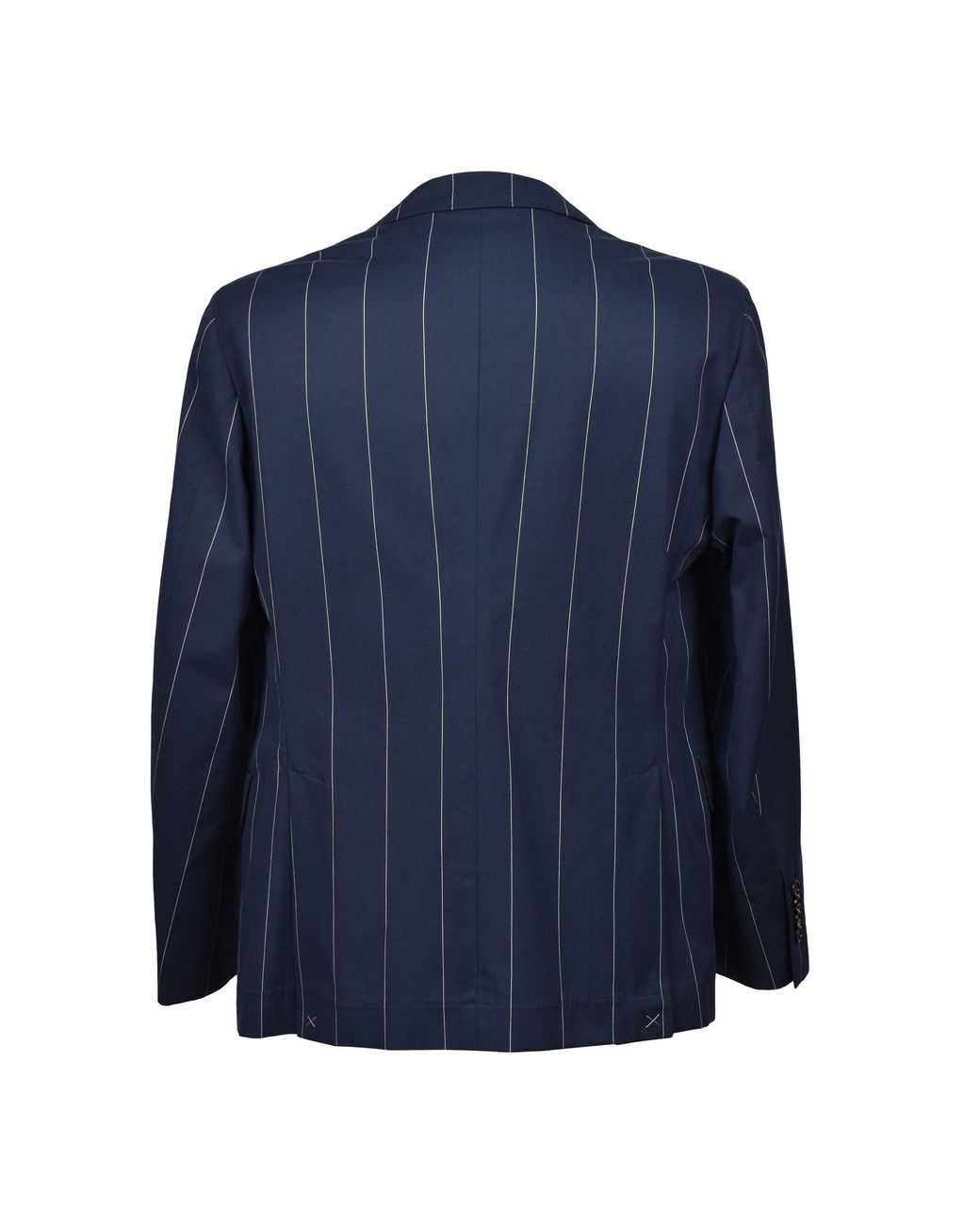 Brunello Cucinelli Blue Pinstripe Tailored Blazer for men