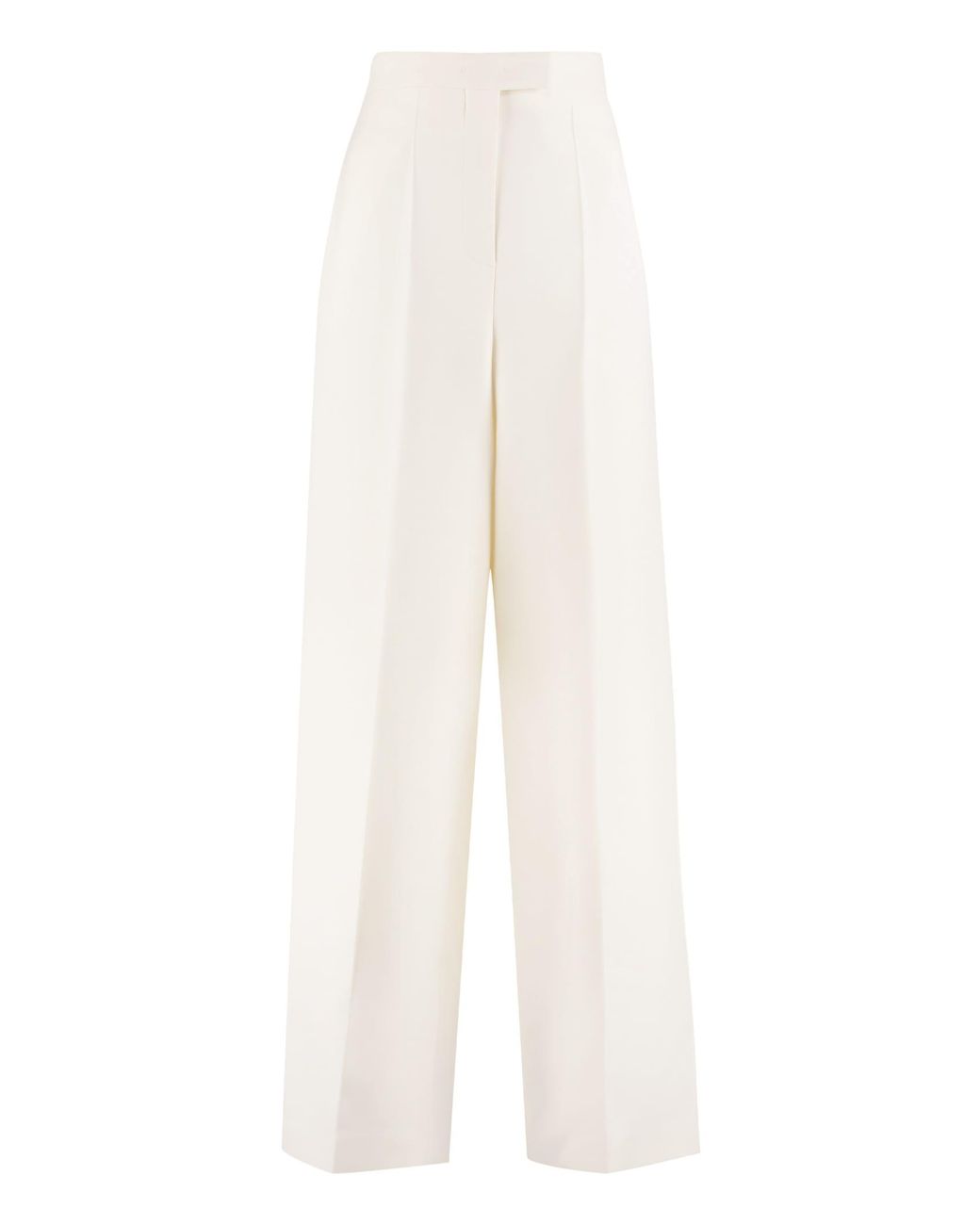 Fendi White Flared Trousers
