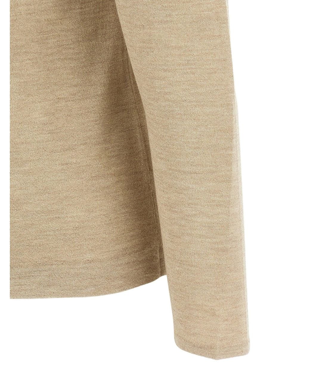 Brunello Cucinelli Natural Scollo Sweater