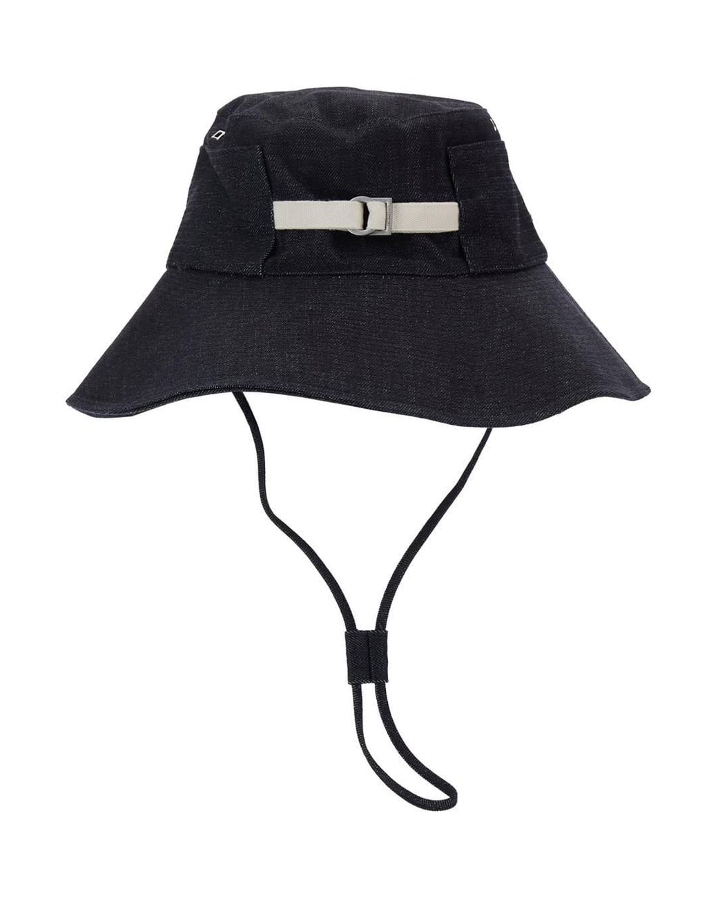 Jacquemus Blue Le Bob De-Nimes Fisherman Hat With Front Logo Lettering And Adjustable Strap for men