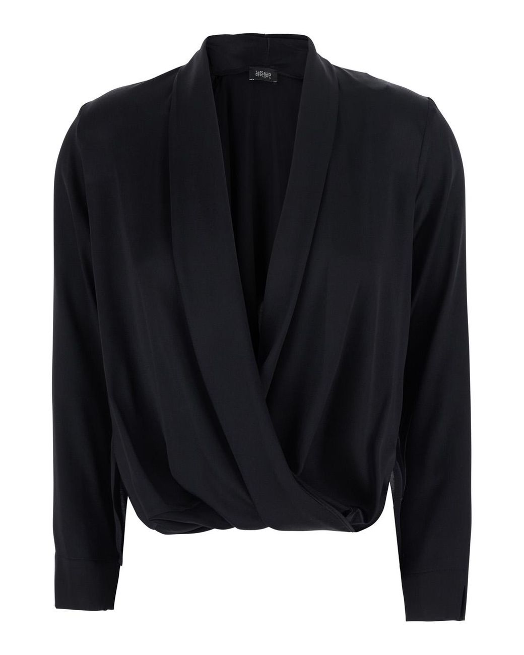 Le Plain Blue Georgette Blouse Blouses