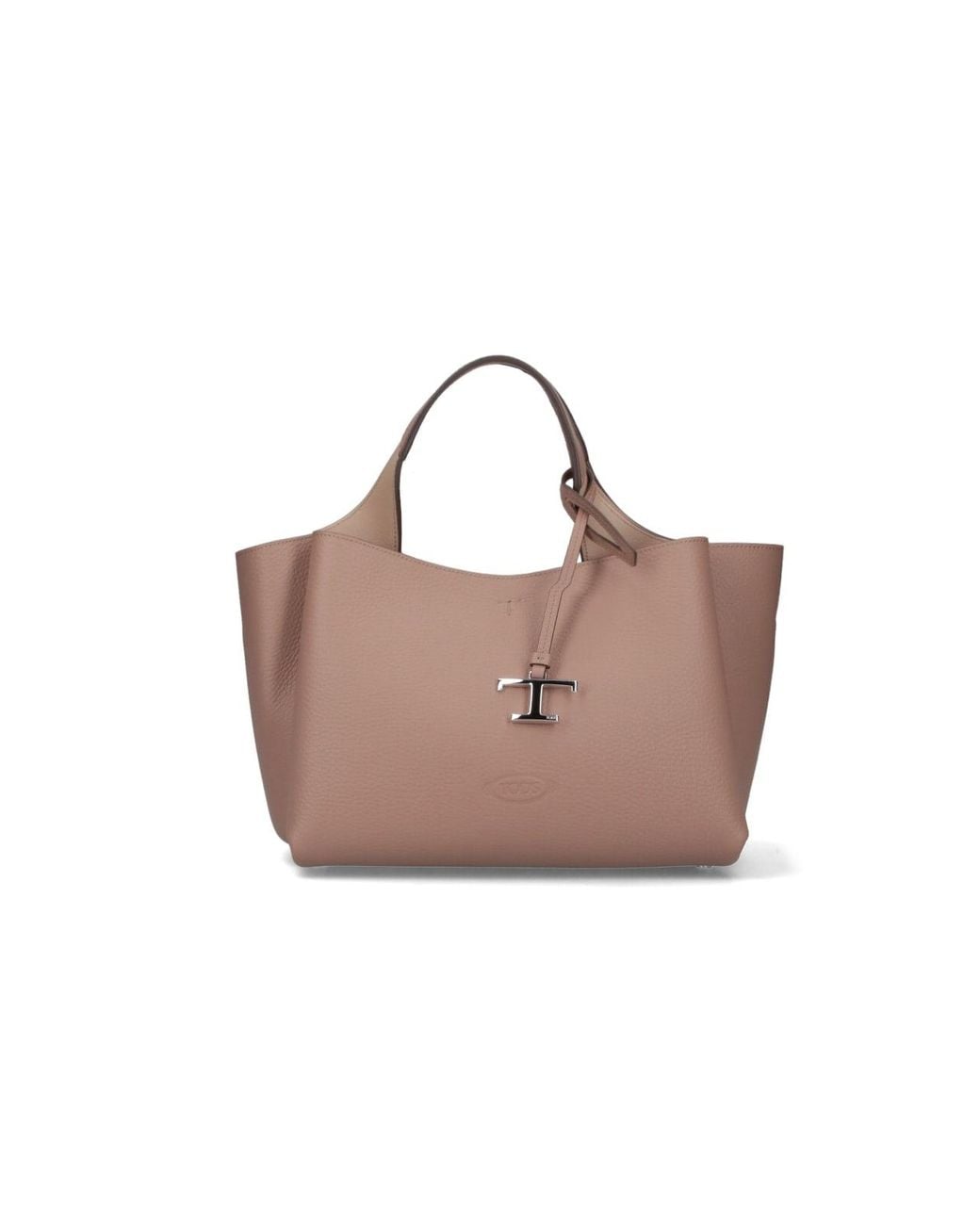 Tod's Pink T-Timeless Mini Tote Bag