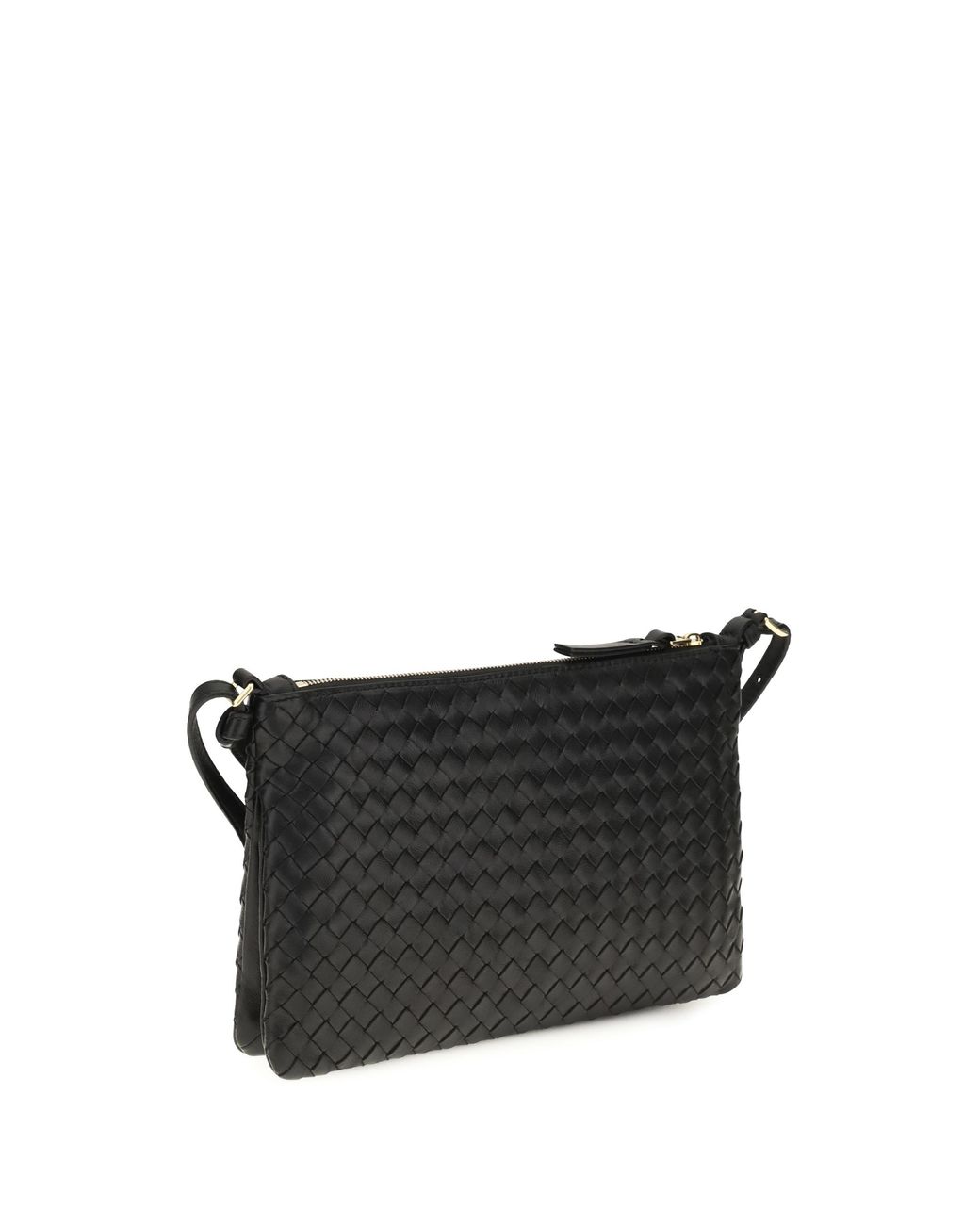 Bottega Veneta Black Bottega Veneta Intrecciato Shoulder Bag