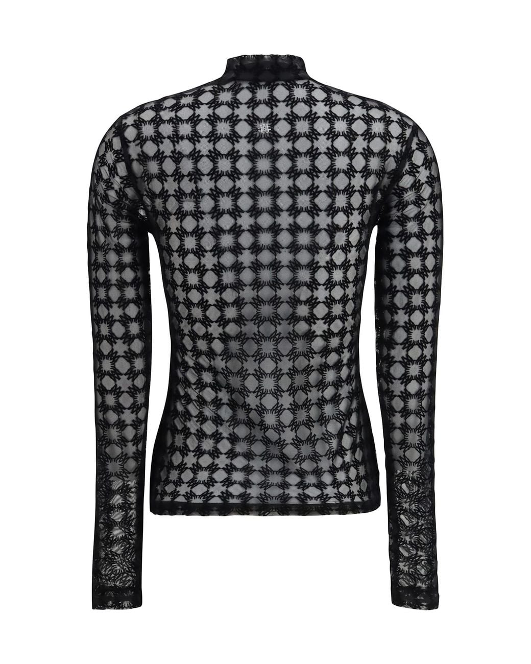 Amiri Black Semi-Transparent Top