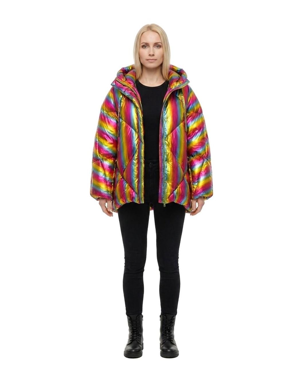 Dolce & Gabbana Red Dolce & Gabbana Quilted Nylon Down Jacket