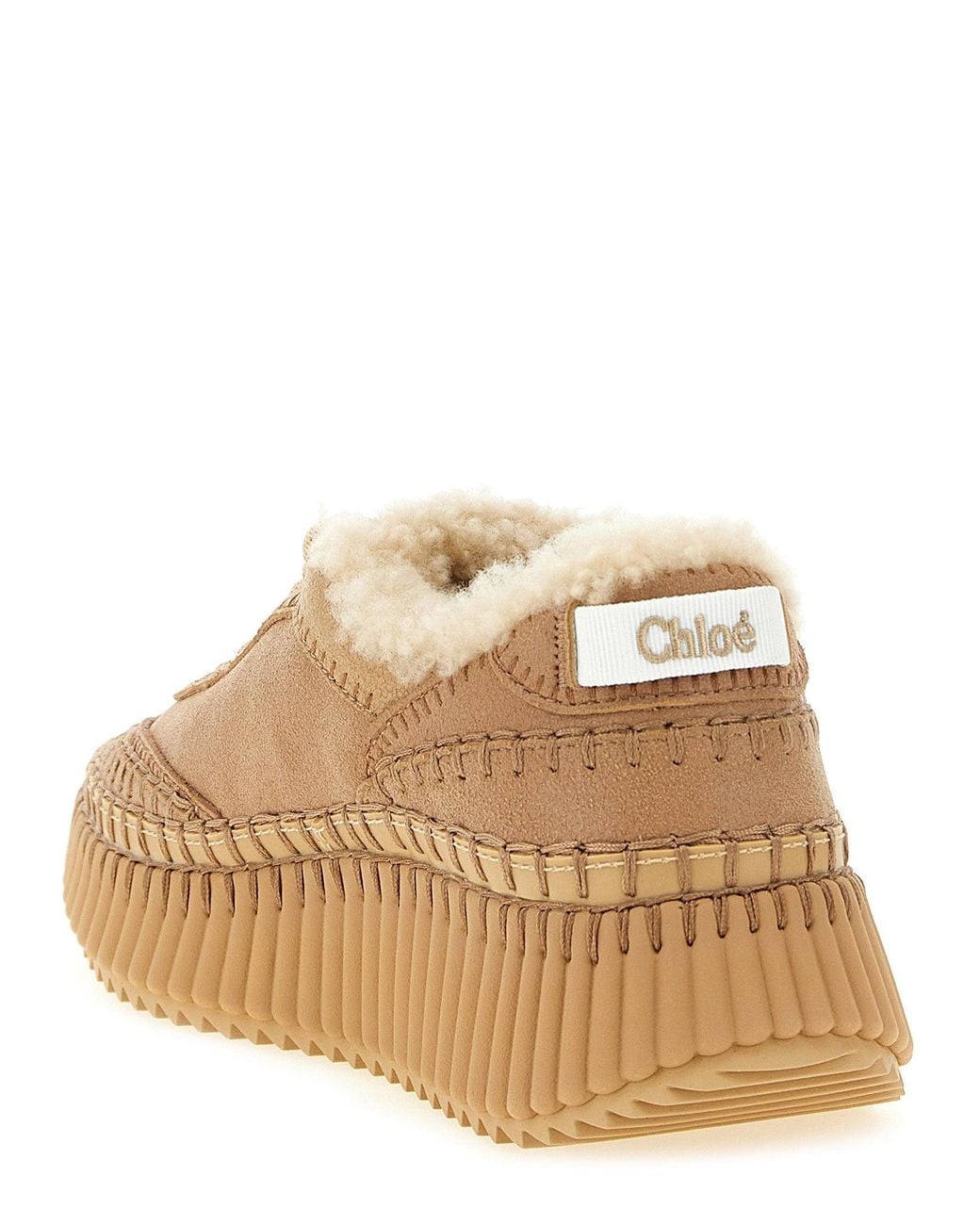 Chloé Natural Nama Sneakers