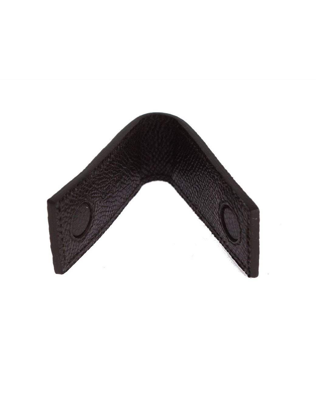 Dolce & Gabbana Black Dolce & Gabbana Magnetic Leather Belt Buckle for men
