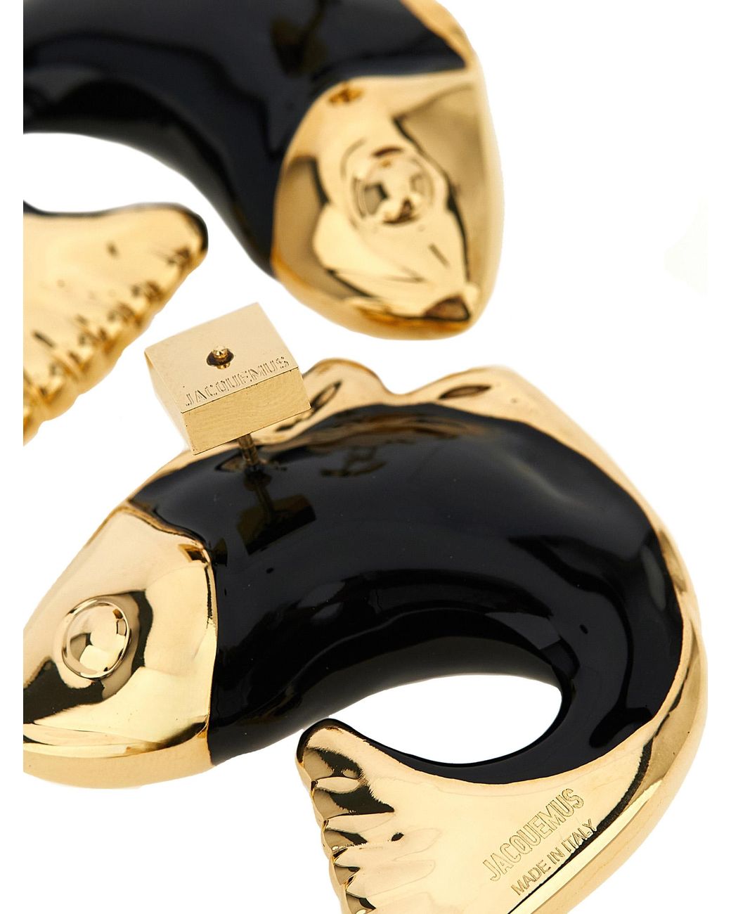 Jacquemus Black 'Les Boucles Poisson' Earrings