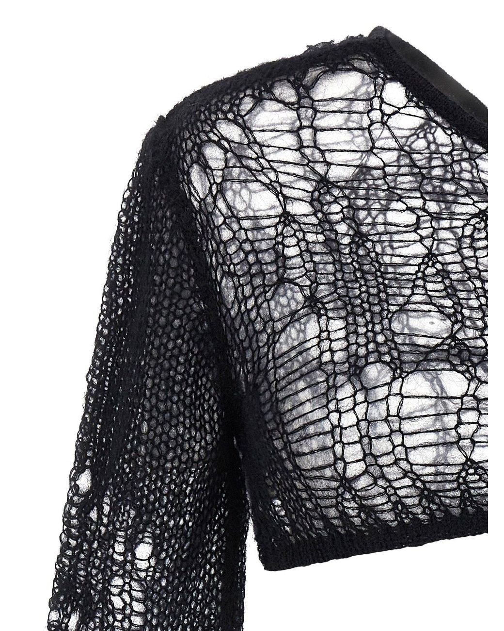 Rick Owens Black Spider Ziggy Top