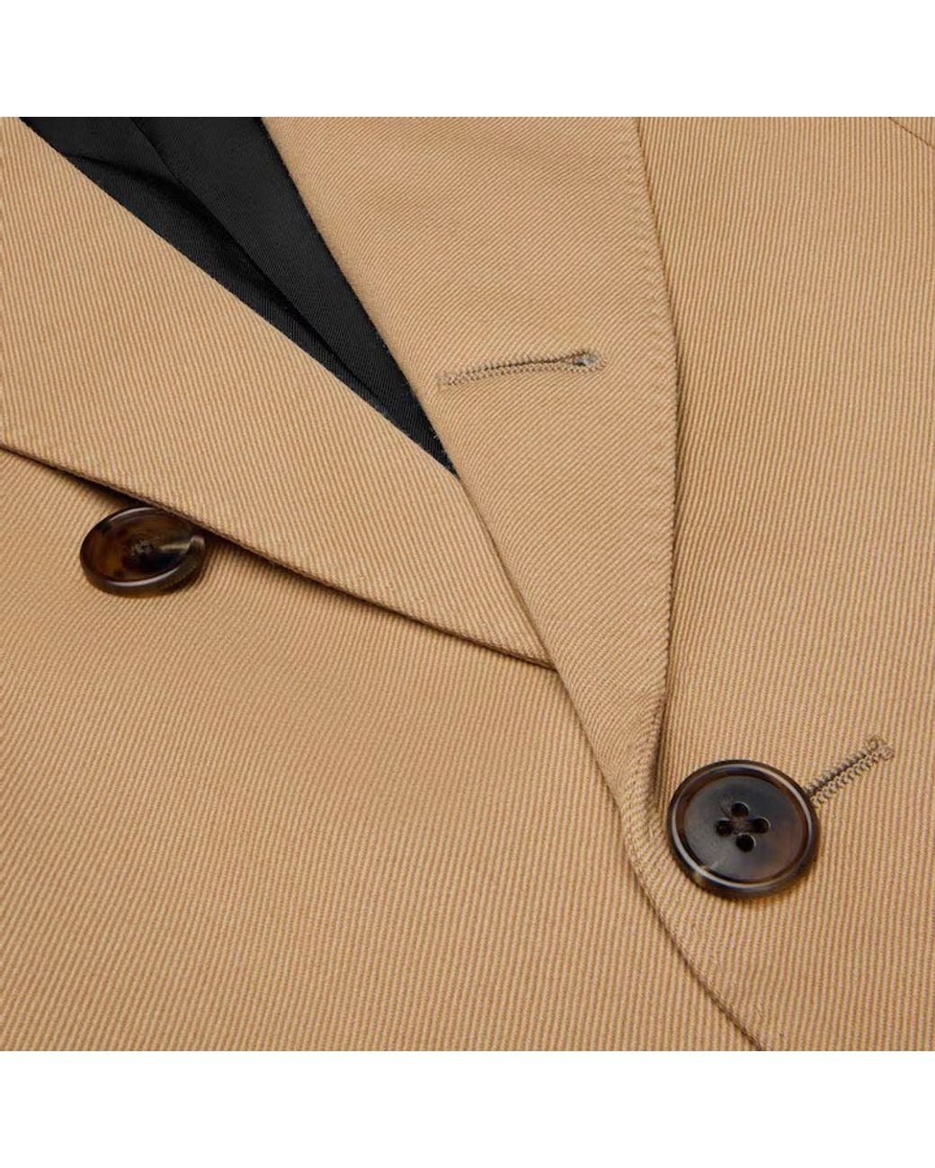 Céline Natural Celine Single-Breasted Wool Blazer