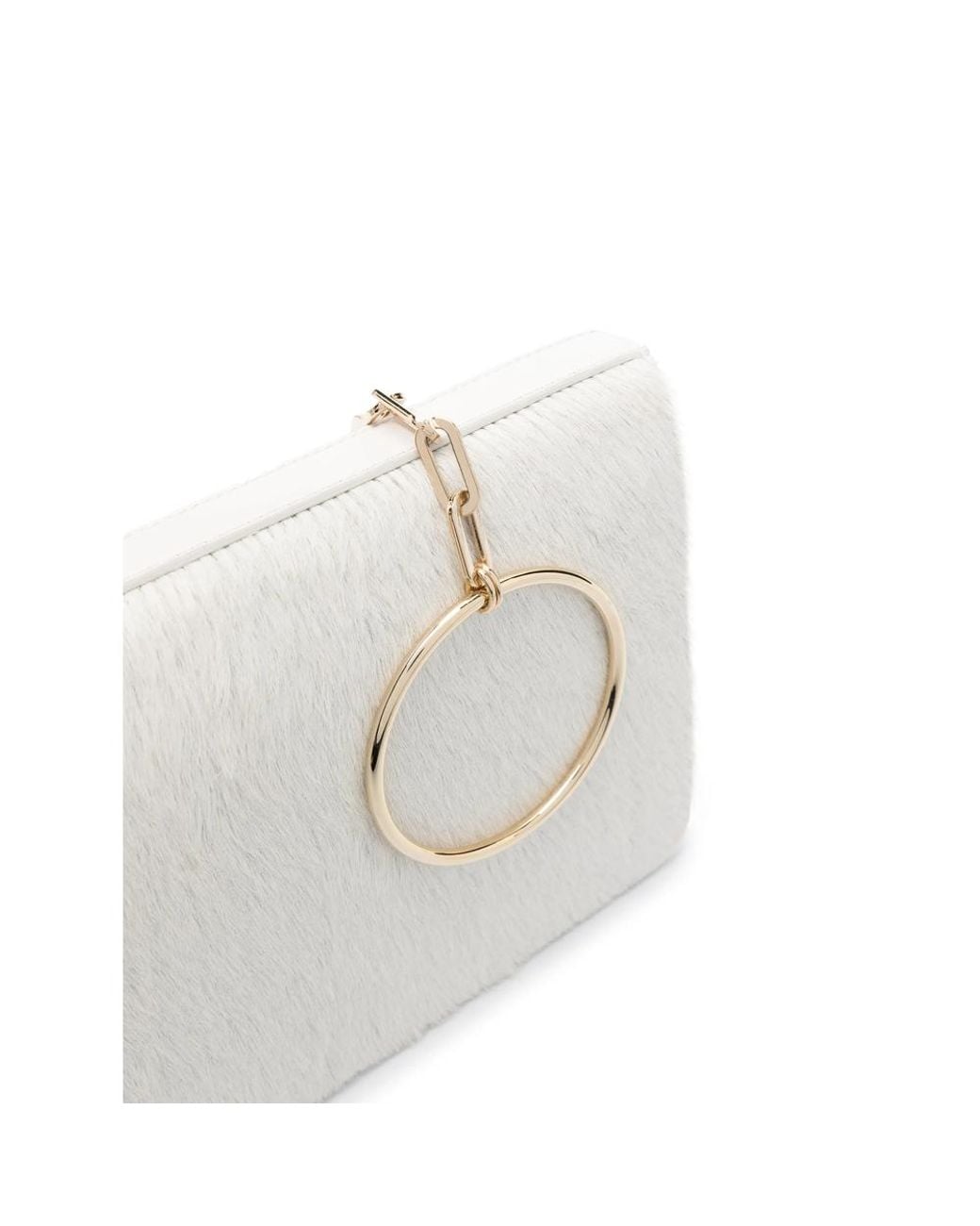 Calcaterra White Bag Calf Leather: 100