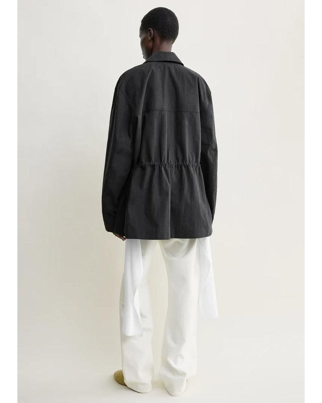 Totême Black Toteme Utility Pocket Jacket