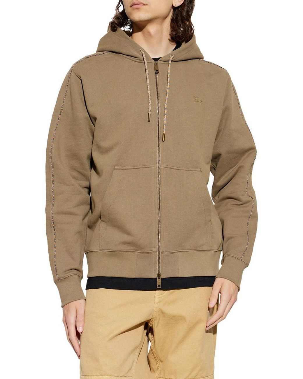 Burberry Natural Scott Hoodie Finch for men