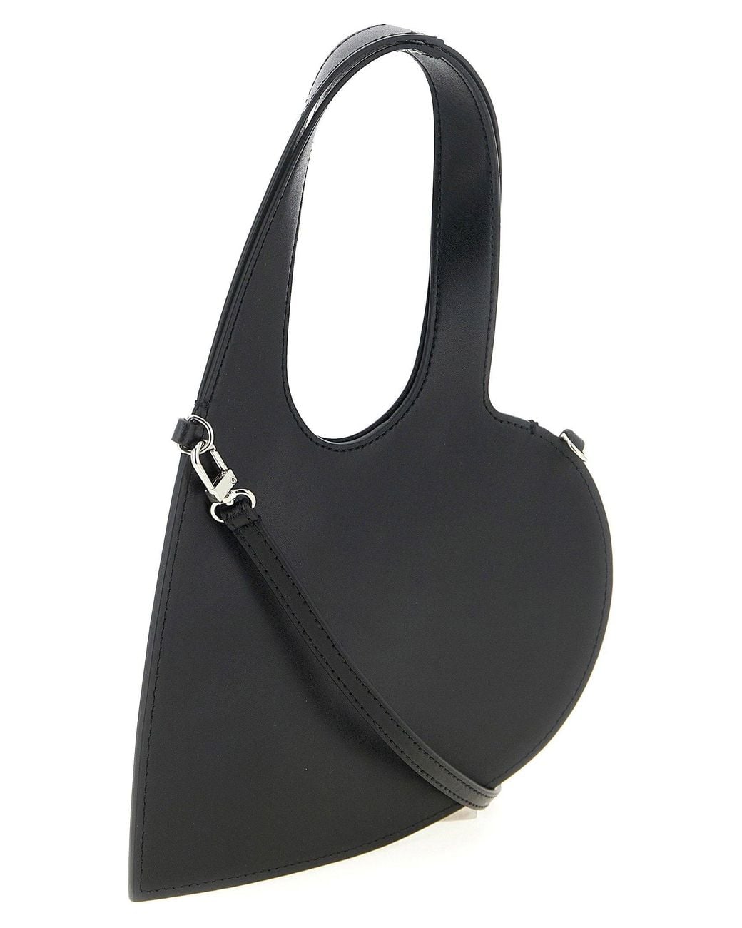 Coperni Black Mini Heart Shoulder Bag