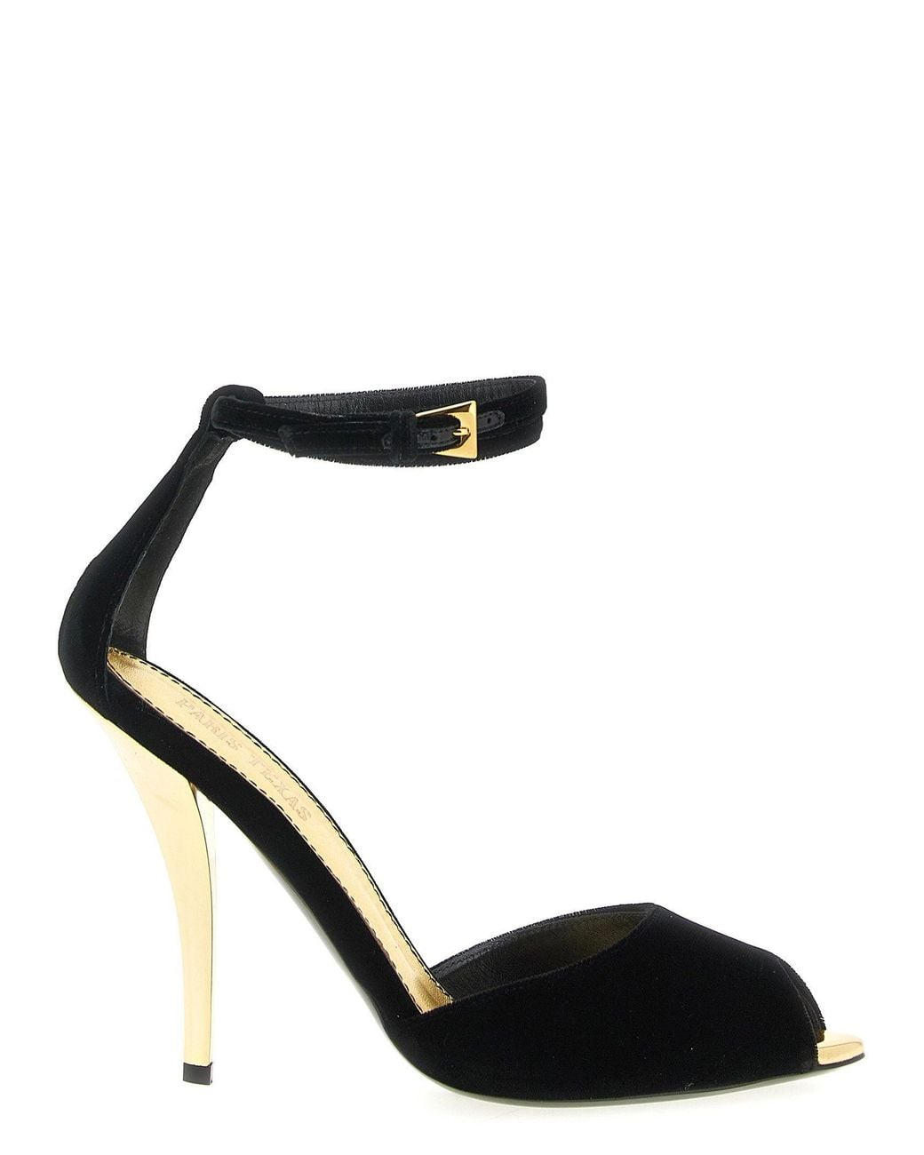 Paris Texas Black Sandal