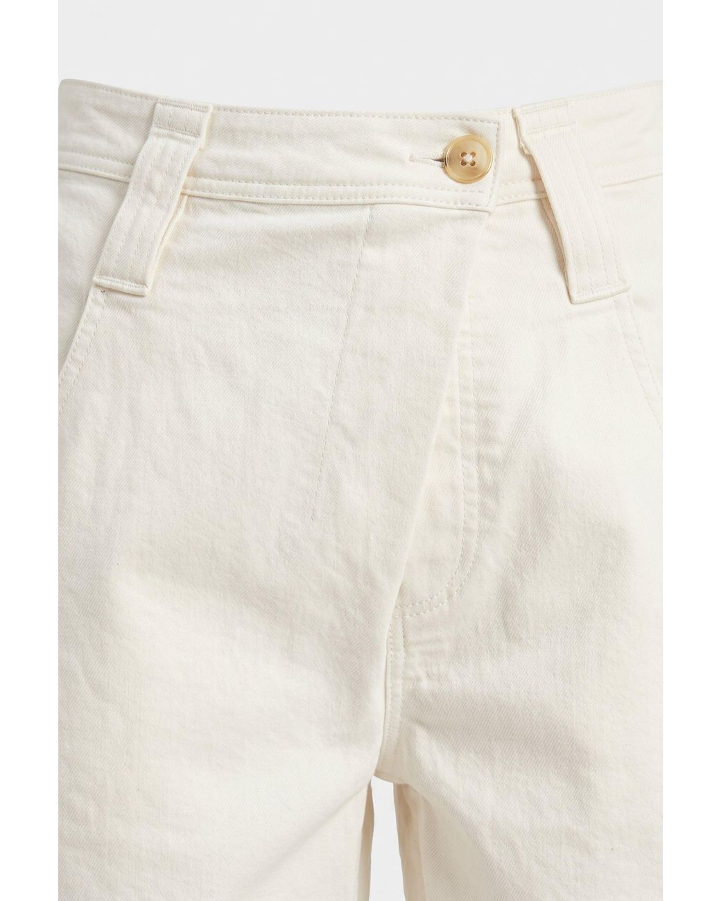 Brunello Cucinelli Natural Off Relaxed Shorts