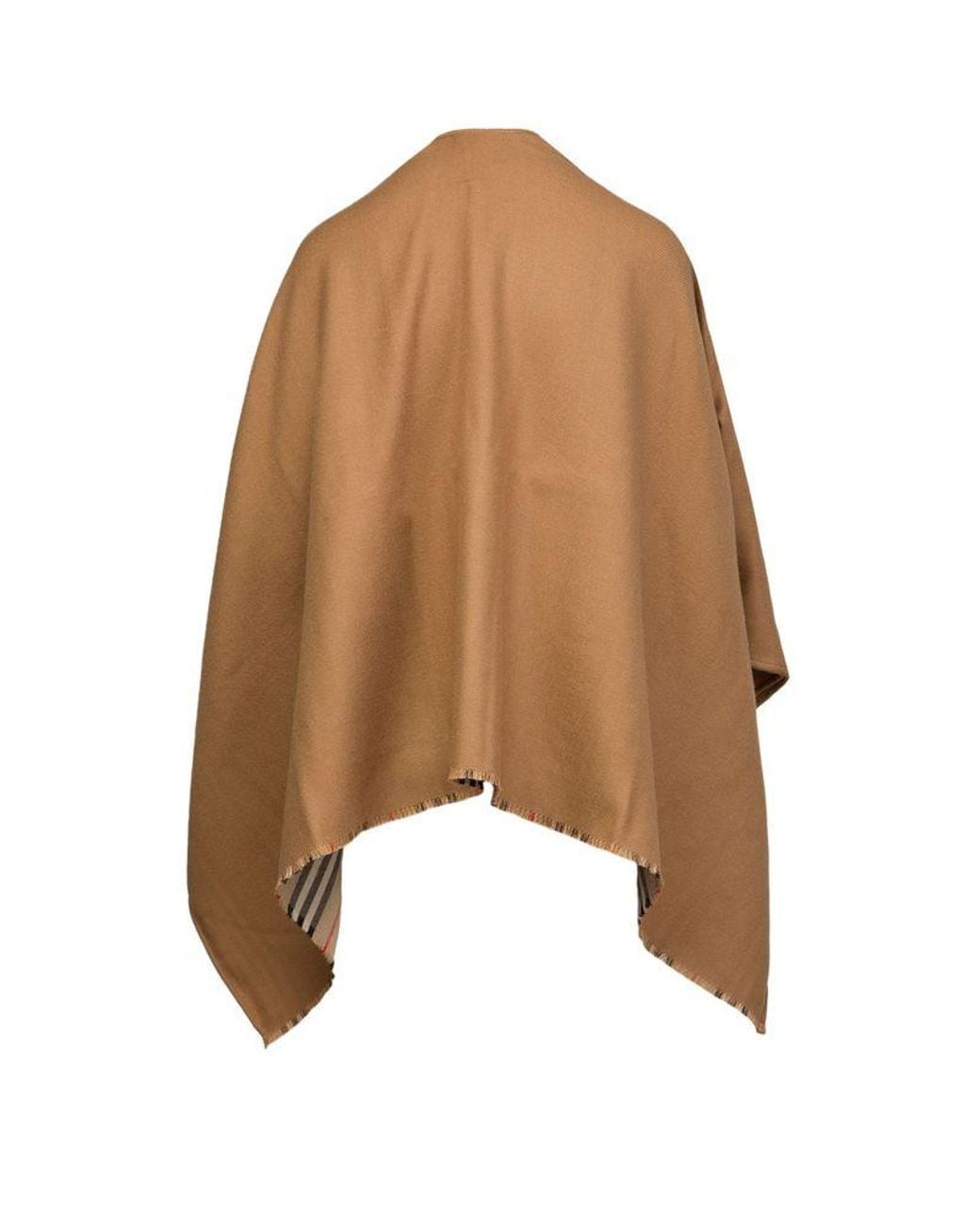 Burberry Natural Cape Wool Apparel Other