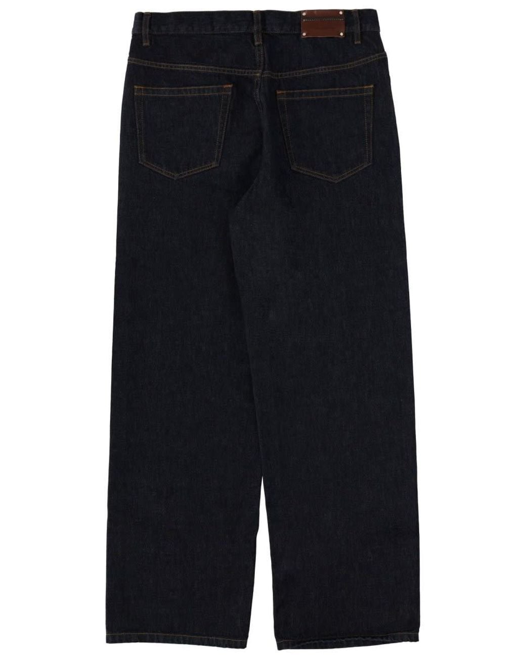 Dries Van Noten Blue Jeans Pine for men