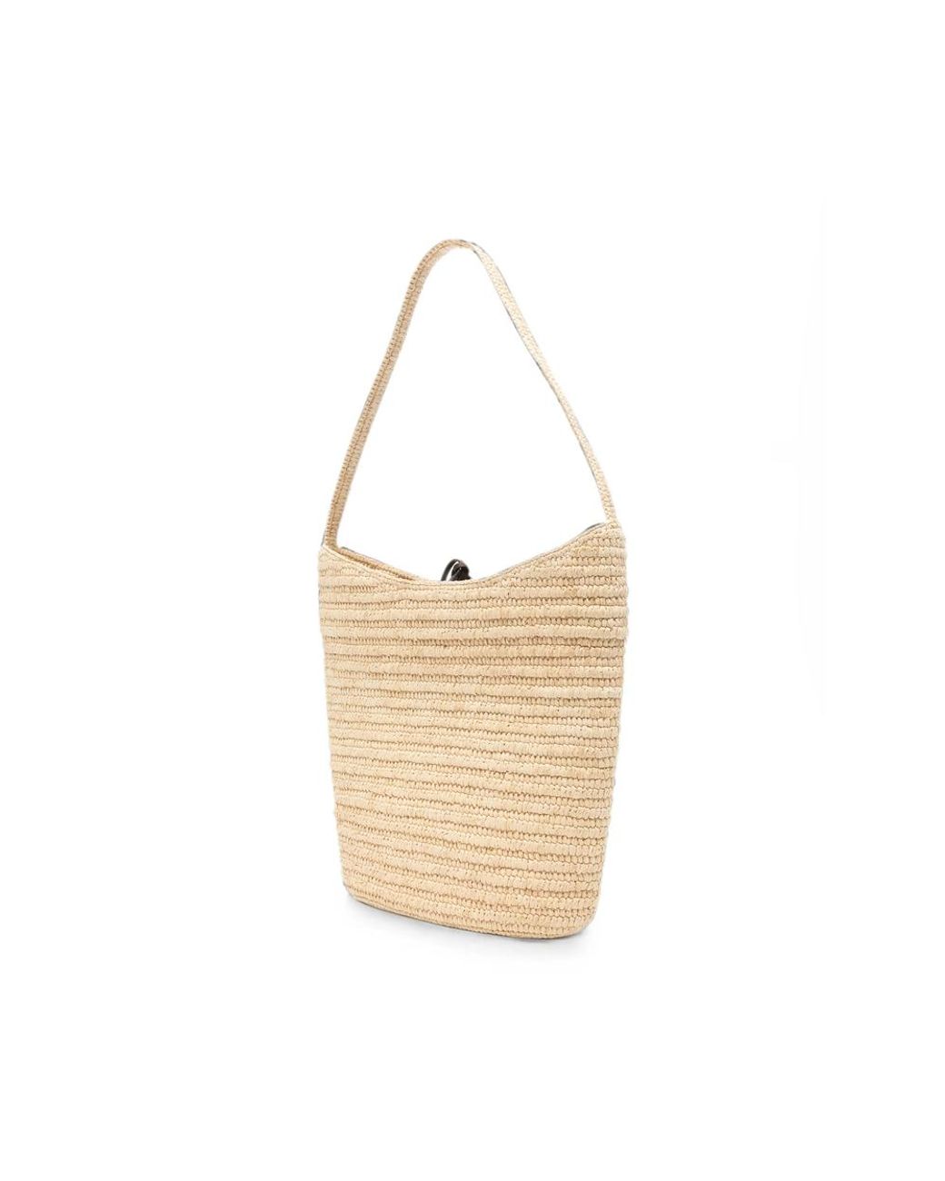 The Row Natural Shoulder Bag Leo Woven Raffia