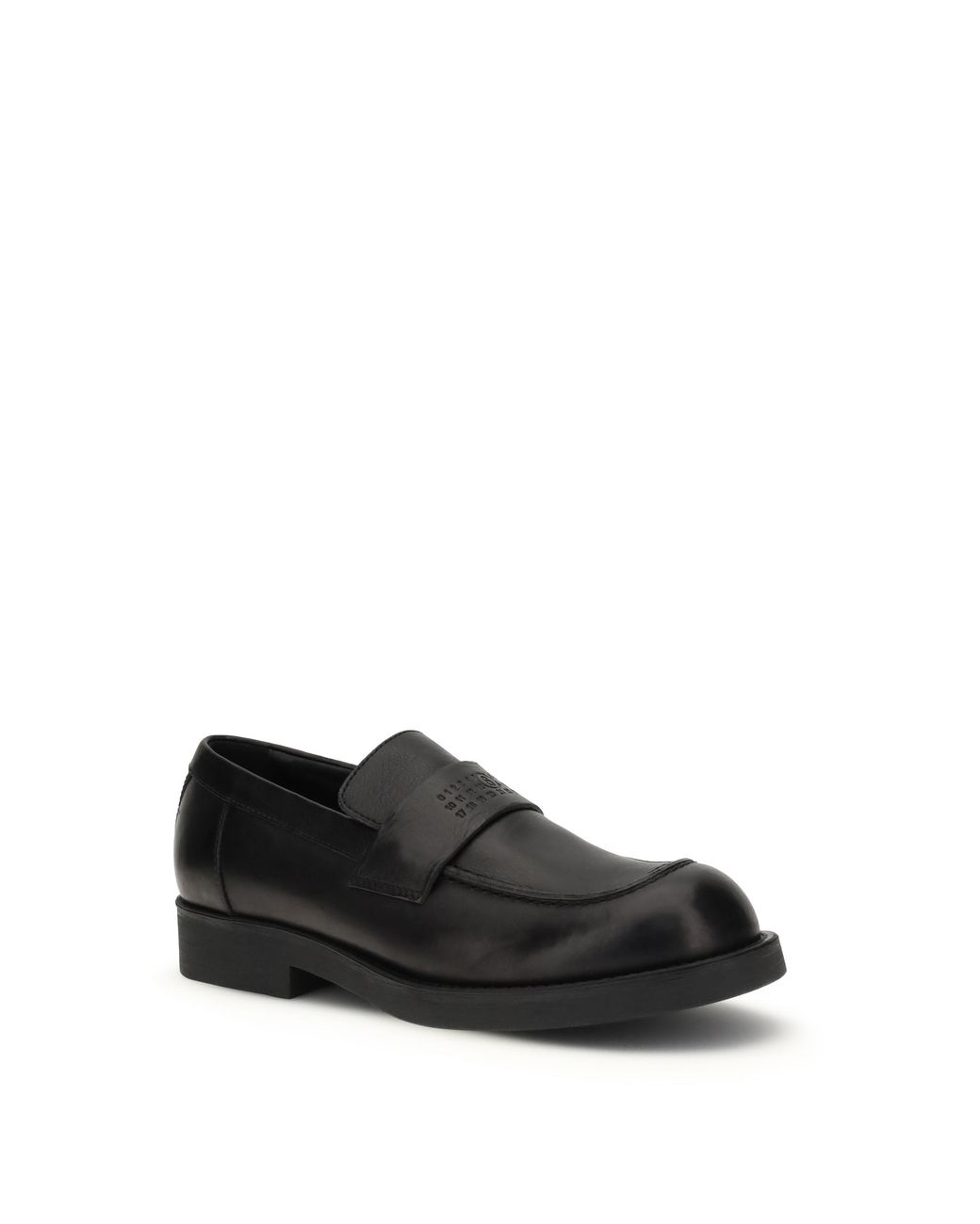 MM6 by Maison Margiela White Moccasins Calf Leather (Bos Taurus) Loafers for men