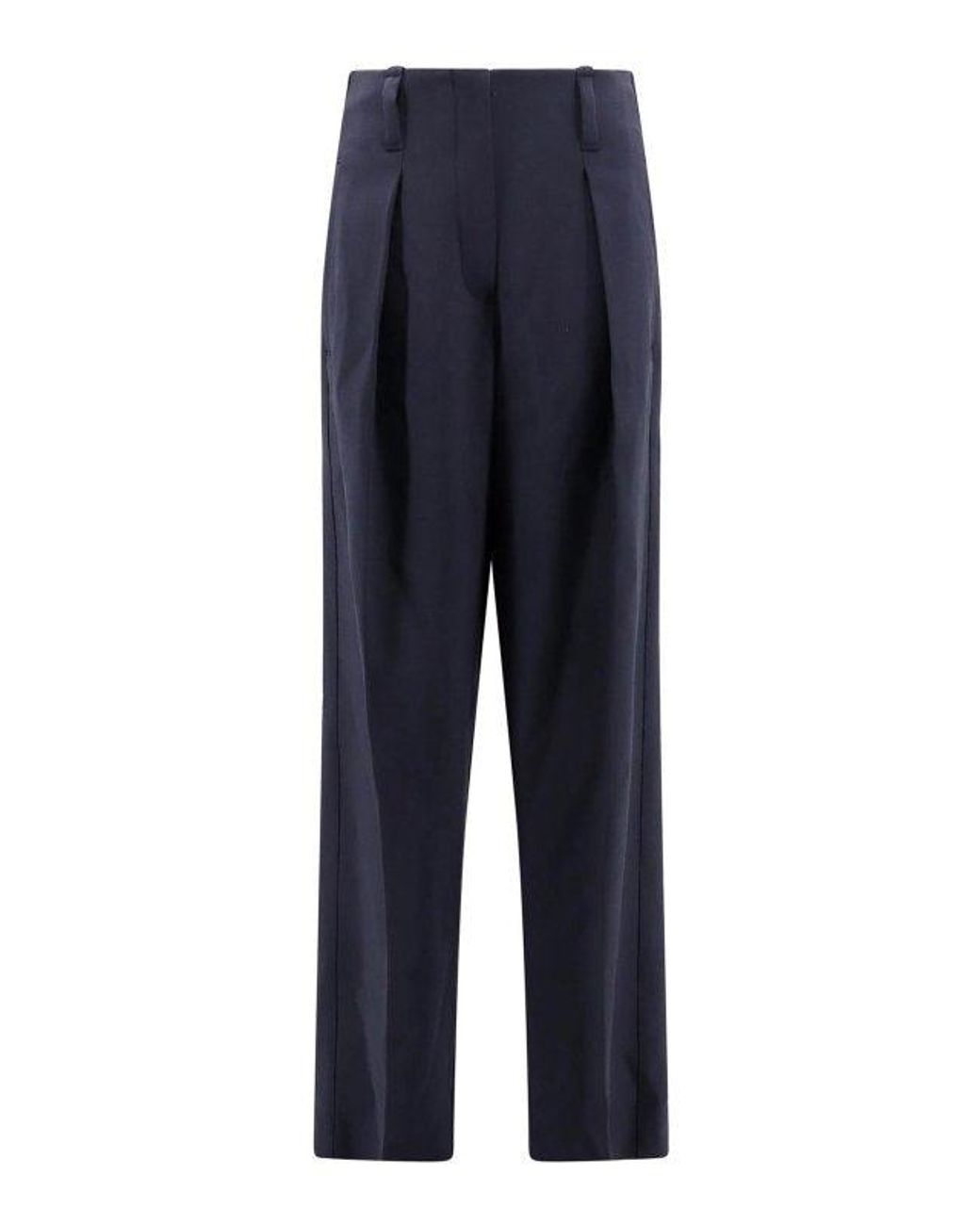 Brunello Cucinelli Blue Wool Casual Pants