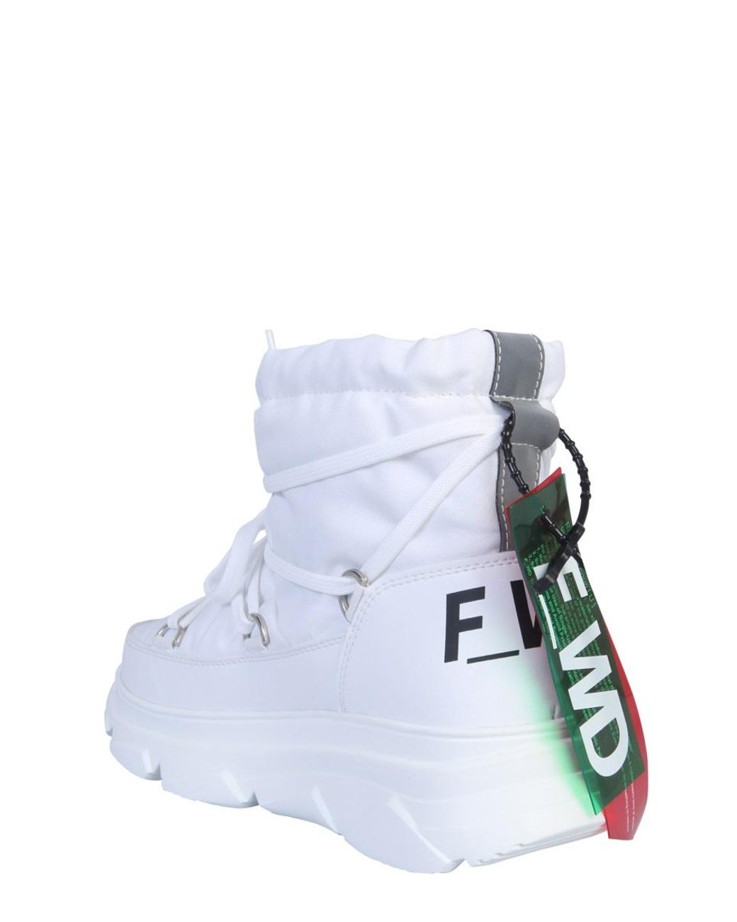 Forward White Nylon Boot Upper