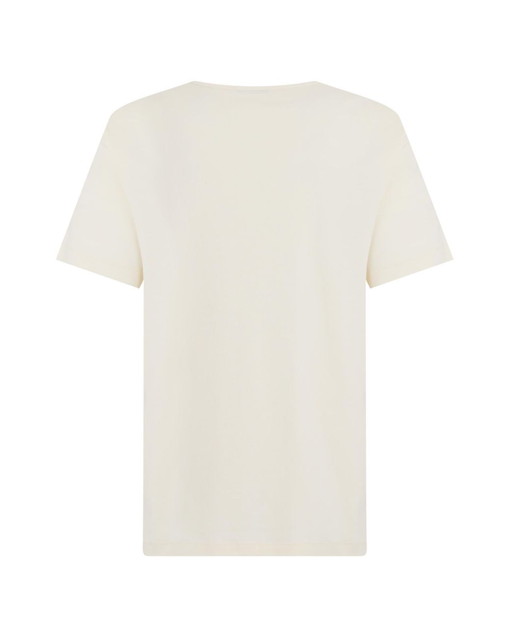 Lemaire White Short-Sleeve Cotton T-Shirt T-Shirts And Polos for men