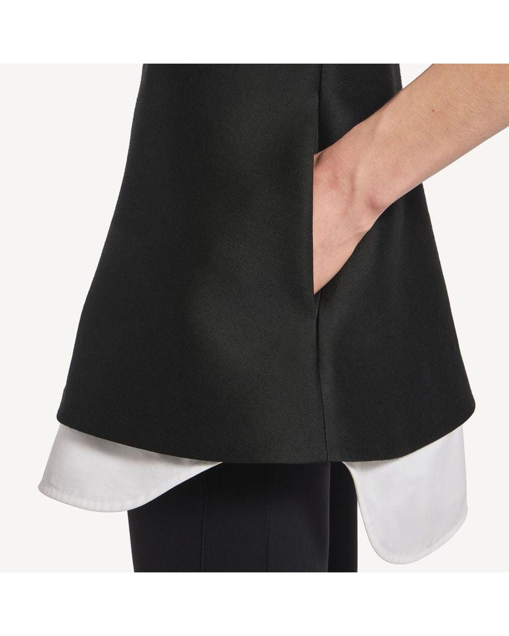 Balenciaga Black Balenciaga Hybrid Shirt Dress