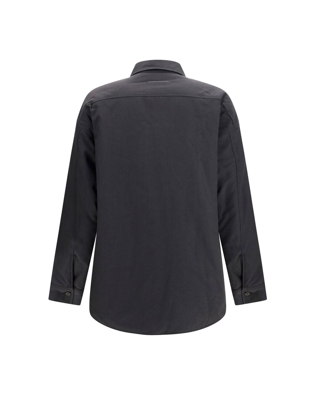 MM6 by Maison Margiela Blue Wool-Blend Shirt for men