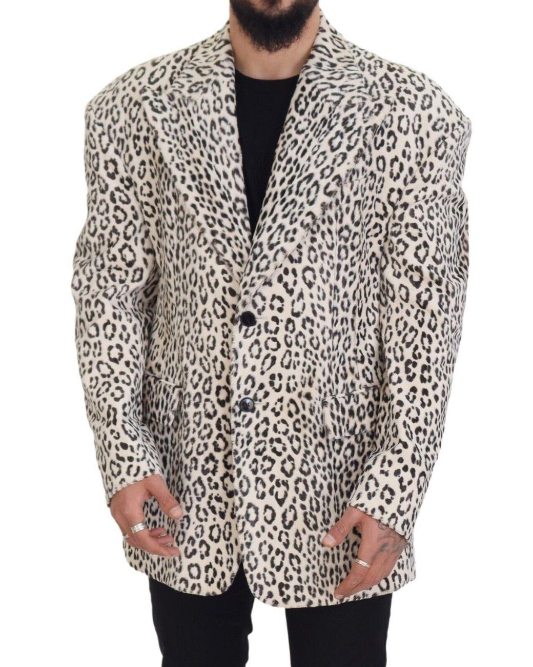 Dolce & Gabbana Gray Elegant Slim-Fit Blazer for men
