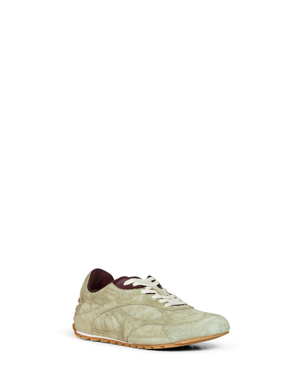 Bottega Veneta Green Low-Top Sneakers Orbit Flash Suede