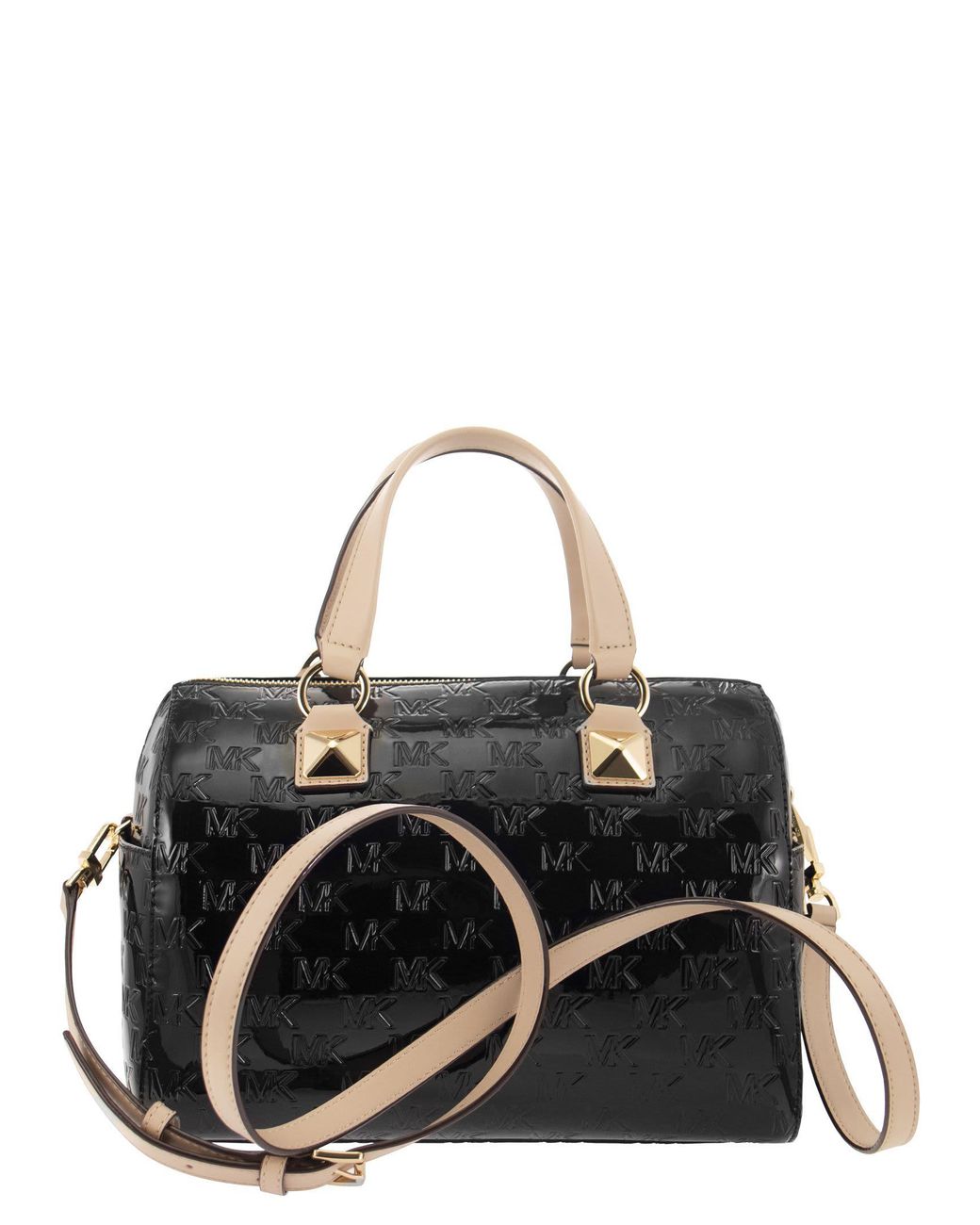 Michael Kors Hand Bag With Shoulder Strap And Monogram in Black Lyst