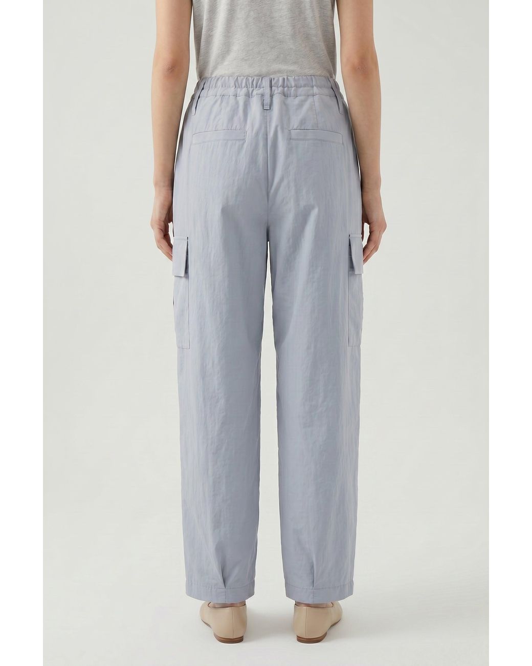 Brunello Cucinelli Blue Light Relaxed Trousers