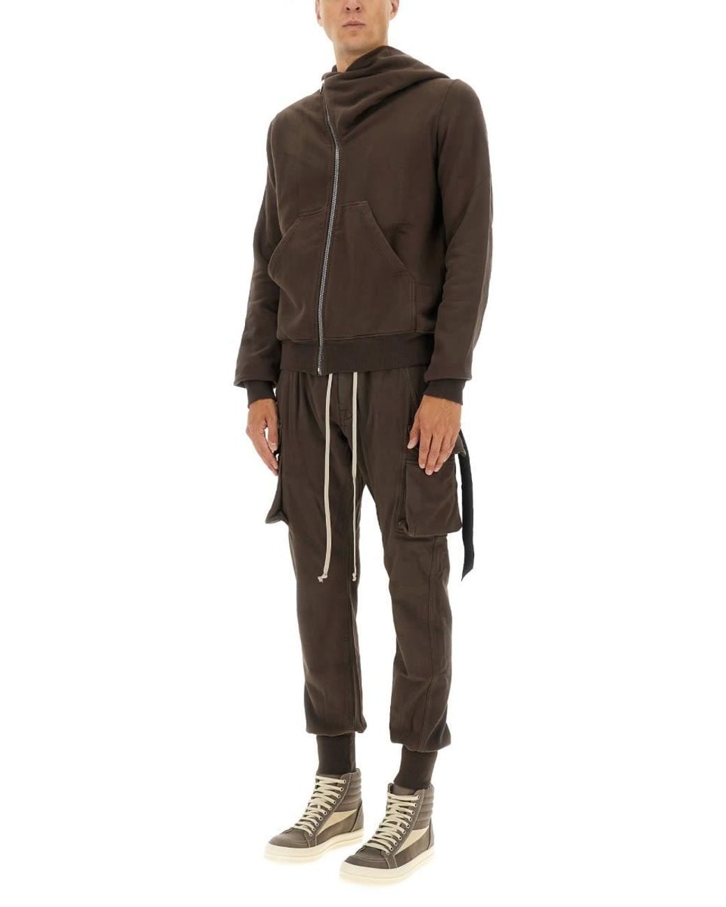 Rick Owens Brown "Mastodon Cut" Pants for men