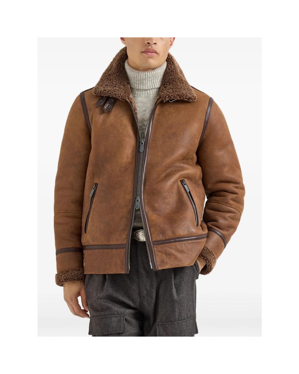 Brunello Cucinelli Brown Jackets for men