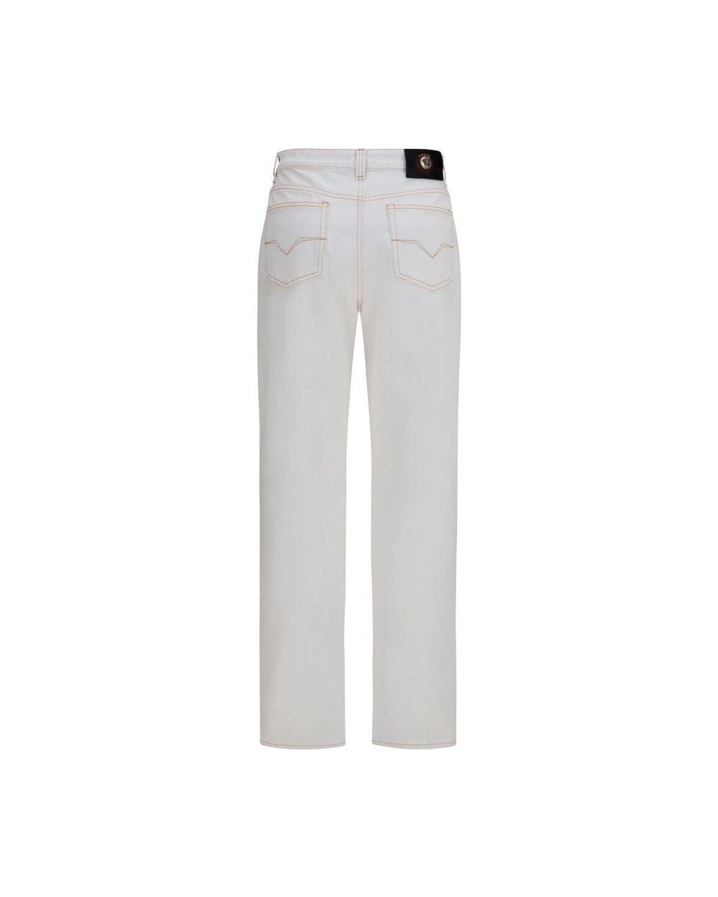 Versace Gray White Cotton High
