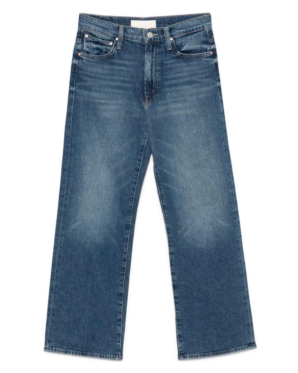 Mother Blue The Dodger Ankle Denim Jeasn