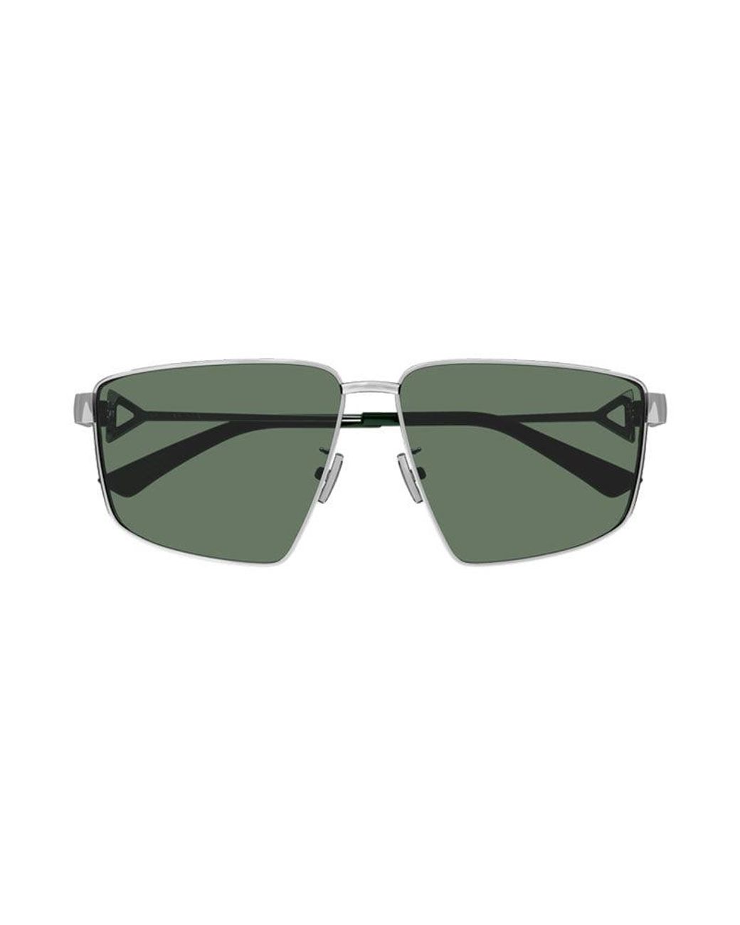 Bottega Veneta Green Sunglasses Square Full Rim, Frame And Lens Bv1223S003