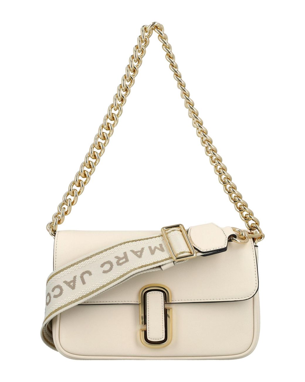 Marc Jacobs Leather The J Bag in Cloud White (Natural) | Lyst