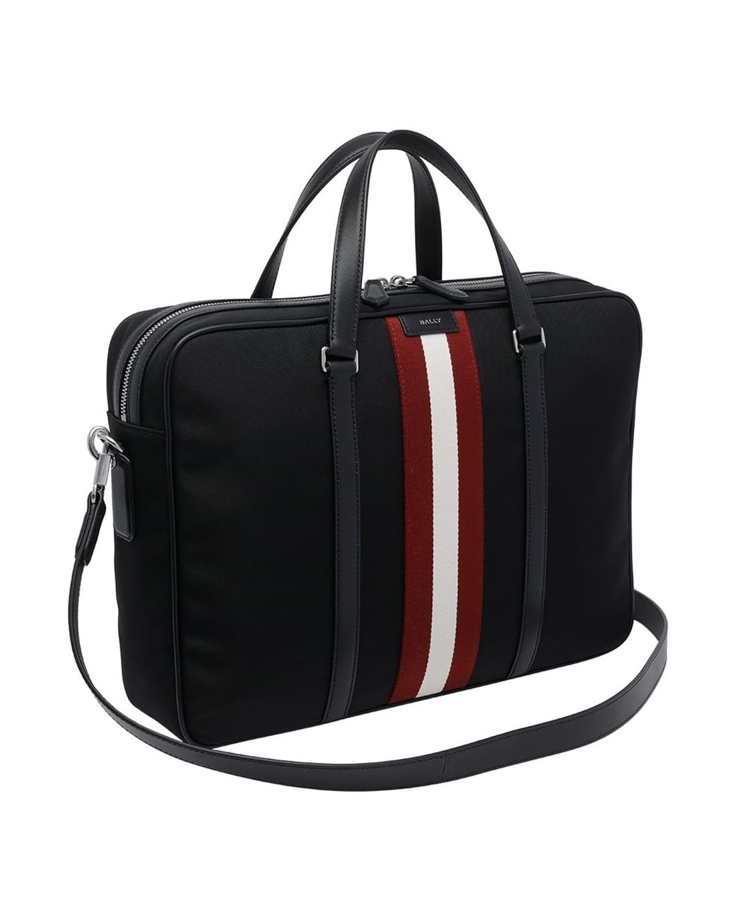 Bally Black Code Briefcase for men